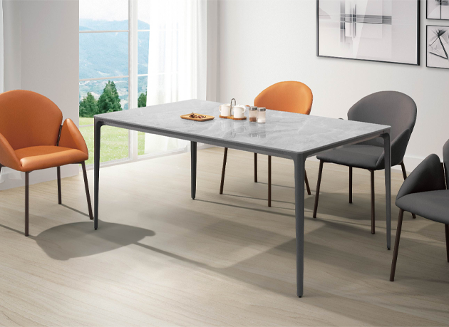 布蘭特岩板餐桌